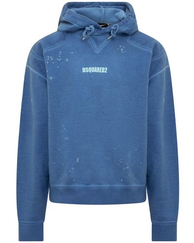 DSquared² Cipro Hoodie - Blue