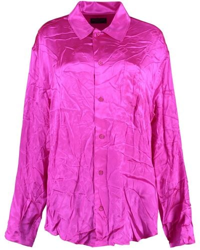 Balenciaga Silk Shirt - Pink