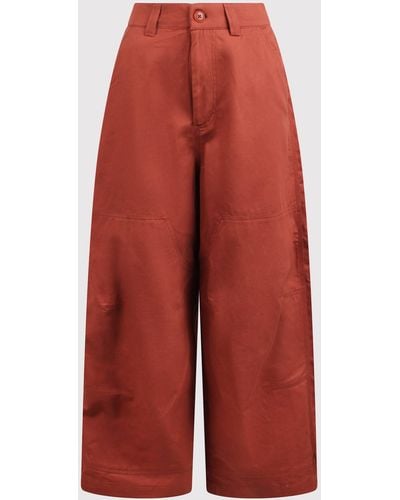 Sea Karina Cotton Pants - Red