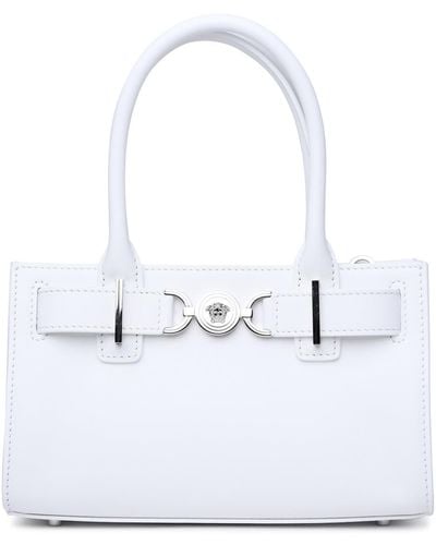 Versace Small 'Medusa '95' Leather Bag - White