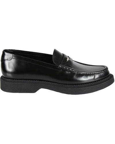 Saint Laurent Clown 20 leather loafers - Black