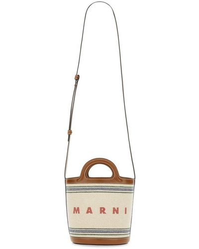 Marni Tropicalia Small Bucket Bag - Natural