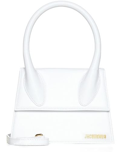 Jacquemus Le Grand Chiquito Leather Handbag - White