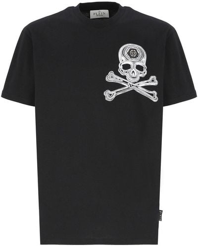 Philipp Plein T-shirts And Polos Black