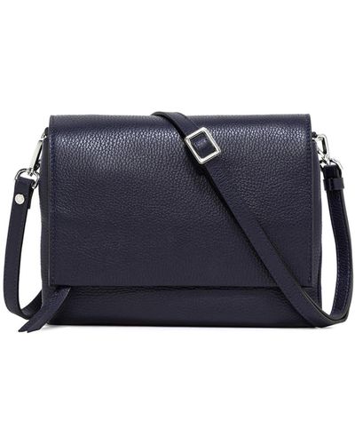 Gianni Chiarini Three Leather Shoulder Bag - Blue