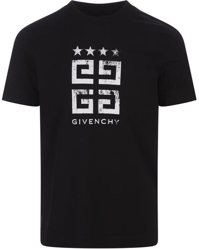 Givenchy 4G Stars Slim T-Shirt - Black