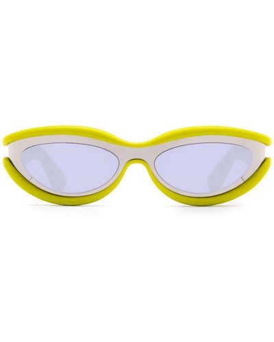 Bottega Veneta Bv1211s Silver Sunglasses - Blue