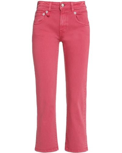 R13 Boy-Straight Jeans - Red