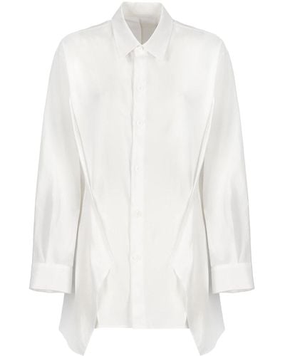 Yohji Yamamoto Cotton Blend Shirt - White