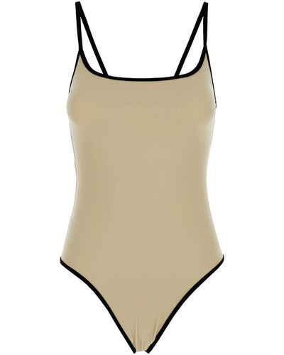 Totême Swimsuit With Shoulder Straps - Natural
