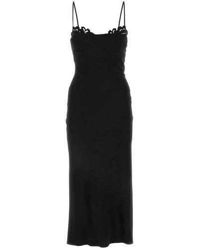 Ermanno Scervino Stretch Polyester Dress - Black