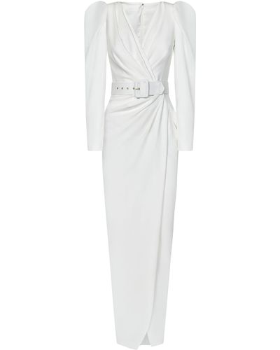 Rhea Costa Chloe Long Dress - White
