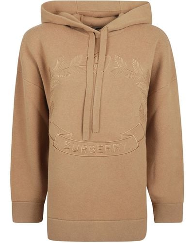 Burberry Cristiana Hooded Sweater - Brown