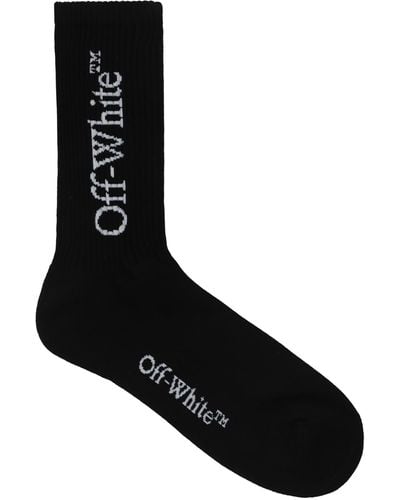 Off-White c/o Virgil Abloh Off- Logo Socks - Black