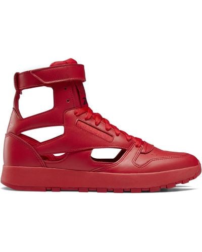 Maison Margiela Red Mm X Reebok Sneakers