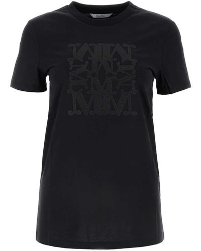 Max Mara Cotton Taverna T-Shirt - Black