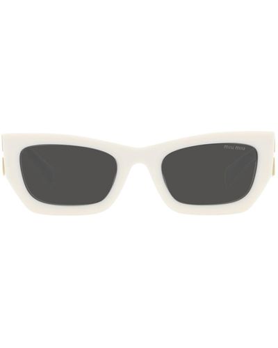 Miu Miu Mu 09Ws Sunglasses - White