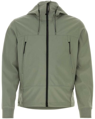 C.P. Company Sage Stretch Polyester Jacket - Green