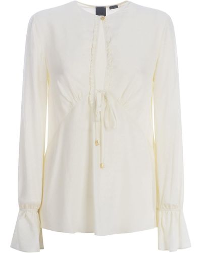 Pinko Shirts Beige - White