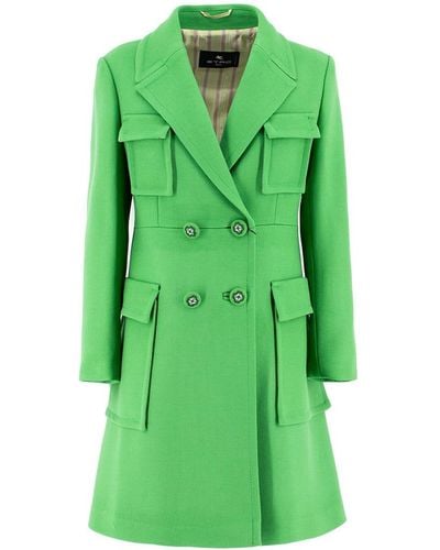 Etro Coat - Green