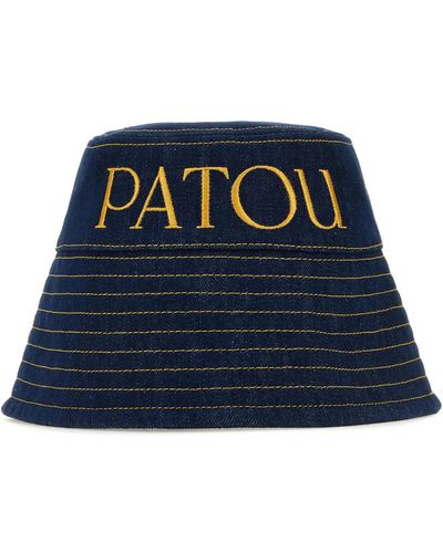 Patou Dark Denim Hat - Blue