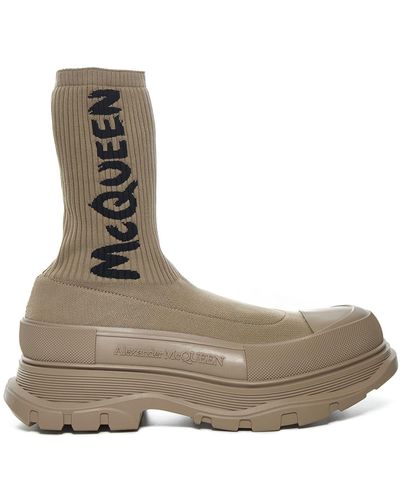 Alexander McQueen Boots - Grey