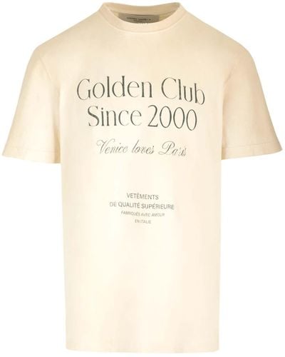Golden Goose Regular Fit T-shirt - Natural