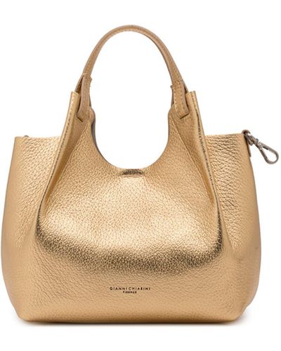 Gianni Chiarini Dua Rose Shoulder Bag - Natural