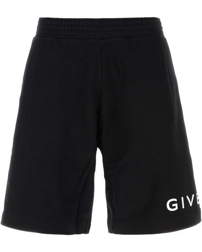 Givenchy Cotton Bermuda Shorts - Black