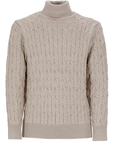 Lardini Wool Sweater - Gray