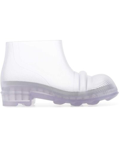 Loewe Rubber Ankle Boots - White
