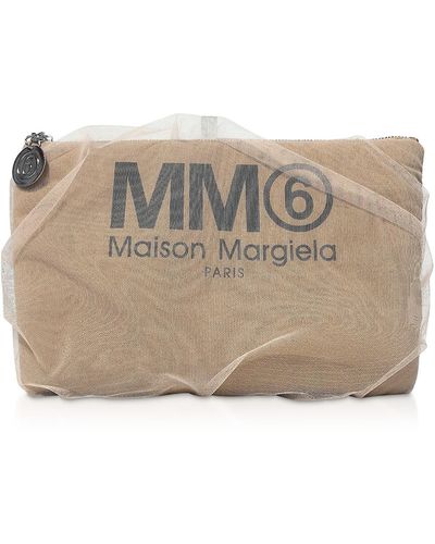 MM6 by Maison Martin Margiela Signature Pouch - Natural
