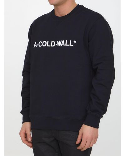 A_COLD_WALL* Essential Logo Sweatshirt - Blue