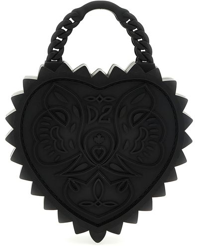DSquared² Open Your Heart Tote Bag - Black