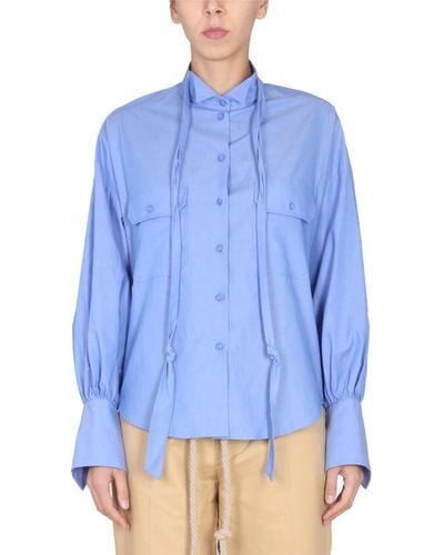 Jejia Poplin Shirt - Blue