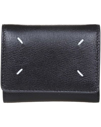 Maison Margiela Leather Wallet - Blue