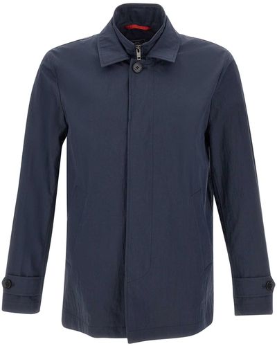 Fay Morning Coat Jacket - Blue