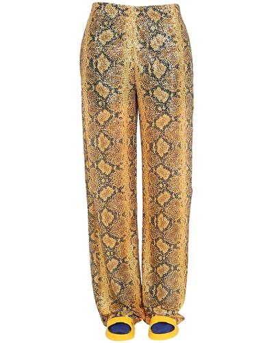 Gcds Sequin Trousers - Metallic