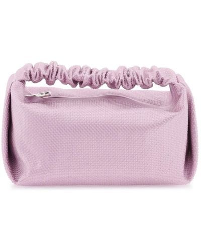 Alexander Wang Scrunchie Mini Bag With Crystals - Pink
