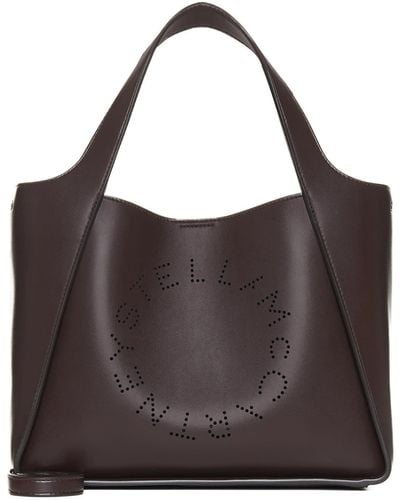 Stella McCartney Logo Alter-nappa Tote Bag - Brown