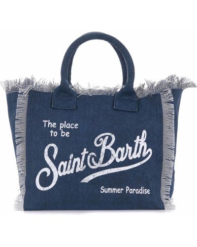 Mc2 Saint Barth Shopping Bag - Blue