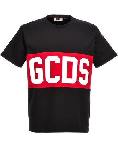 Gcds Logo Band T-shirt - Red