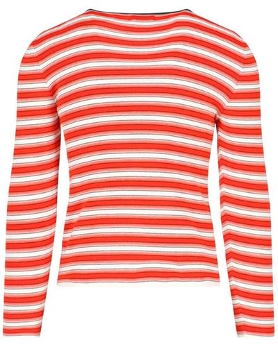 ERL Striped T-Shirt - Red