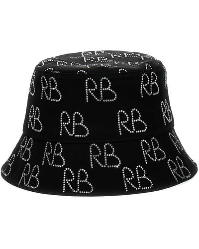 Ruslan Baginskiy Sequin Logo Bucket Hat - Black