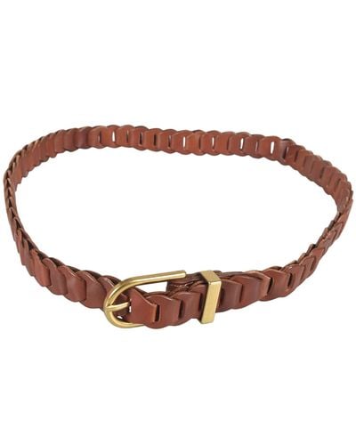 FRAME Binded Belt - Brown