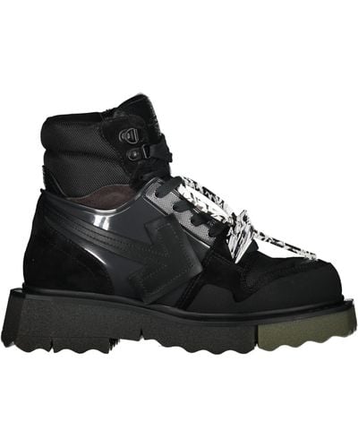Off-White c/o Virgil Abloh Suede Ankle Boots - Black