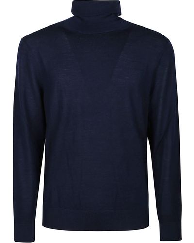 Michael Kors Core Turtle Neck Sweater - Blue