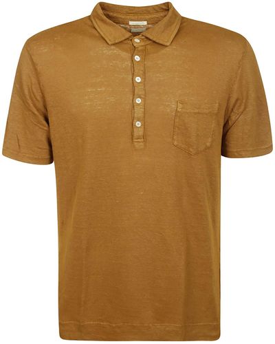 Massimo Alba Polo Shirt With Pocket - Brown