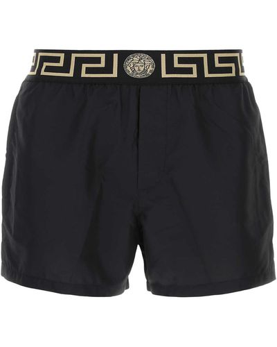 Versace Polyester Swimming Shorts - Blue