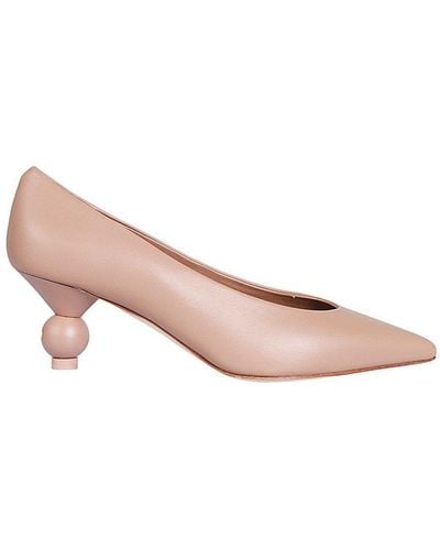 Weekend by Maxmara Pointed Toe Slip-On Court Shoes - Pink
